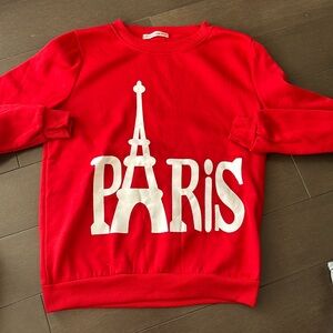 ✨SOLD👌🏻PARIS FLEECE LONG SLEEVE